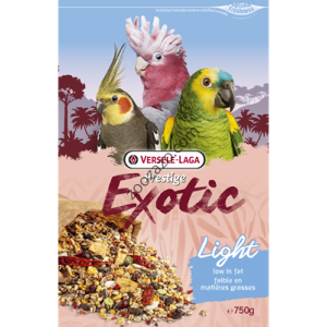 Exotic Light - Пълноценна храна за средни и големи Папагали 0.750 кг.